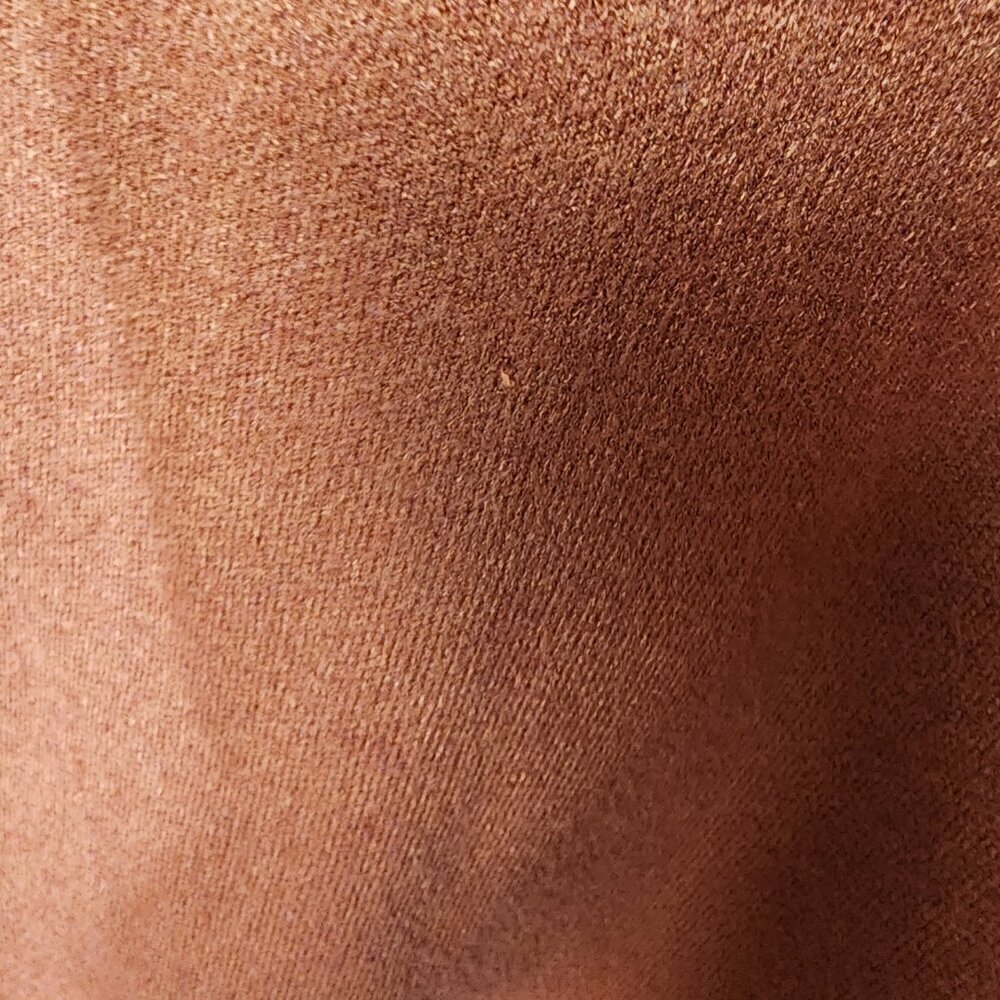 Betsey Johnson Puff Sleeve Tie Waist Sweater Dress Rust Orange Size Large - Picture 10 of 10